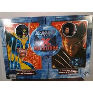 NIB 200 Toy Biz X-Men X Mutations Classic Wolverine And‎ The Movie Wolverine 9"